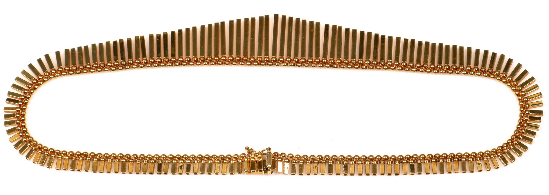 Lot 375: 14K Gold Uno-A-Erre Italian Necklace
