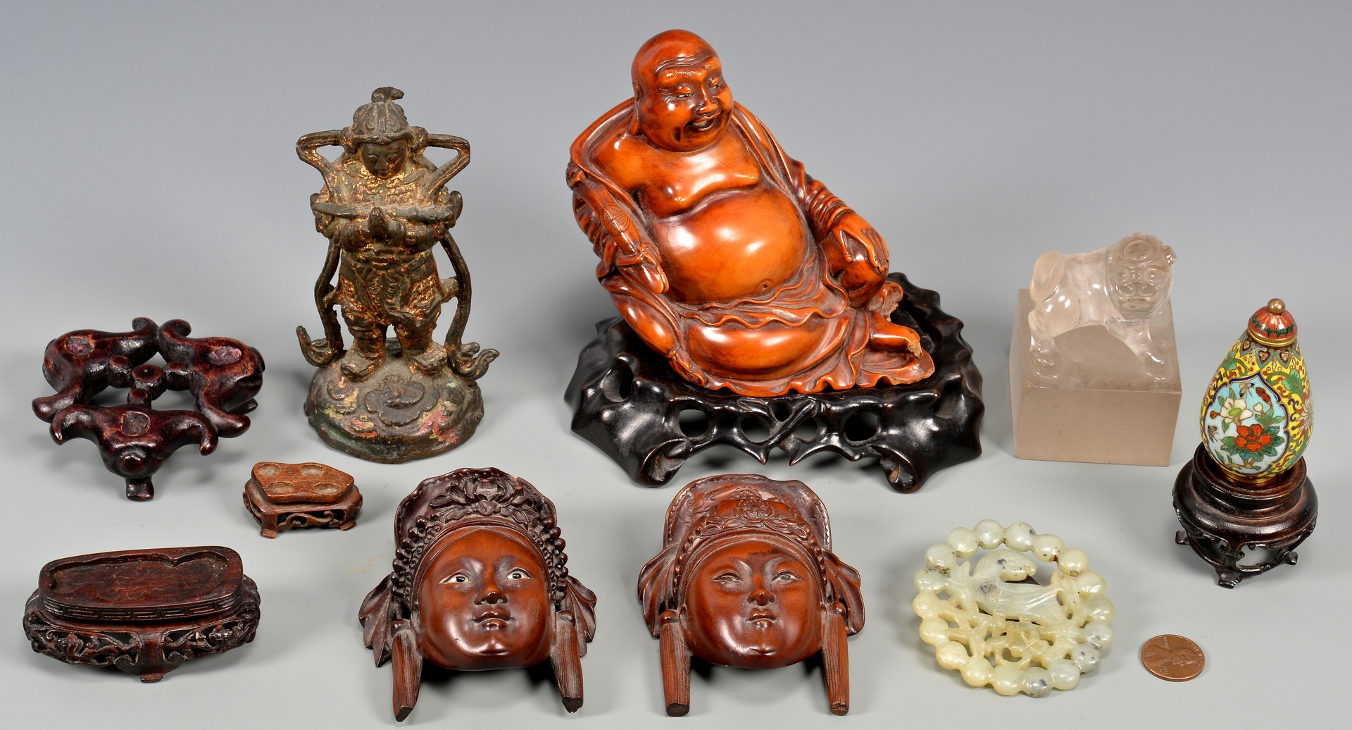 Lot 393: Group Asian Decorative Items, 7 pcs.
