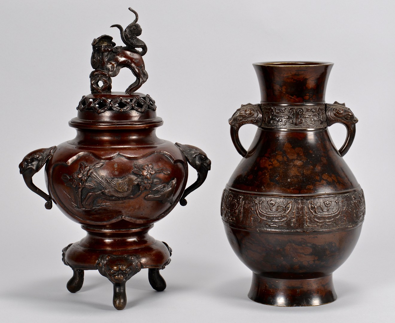 Lot 403: 5 Asian Bronze Decorative Items