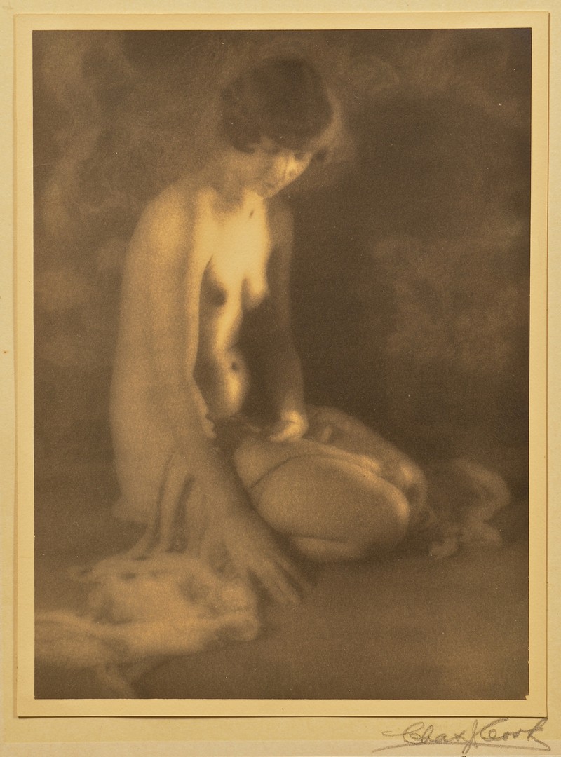 Lot 441: Charles J. Cook Gelatin Prints, Nudes