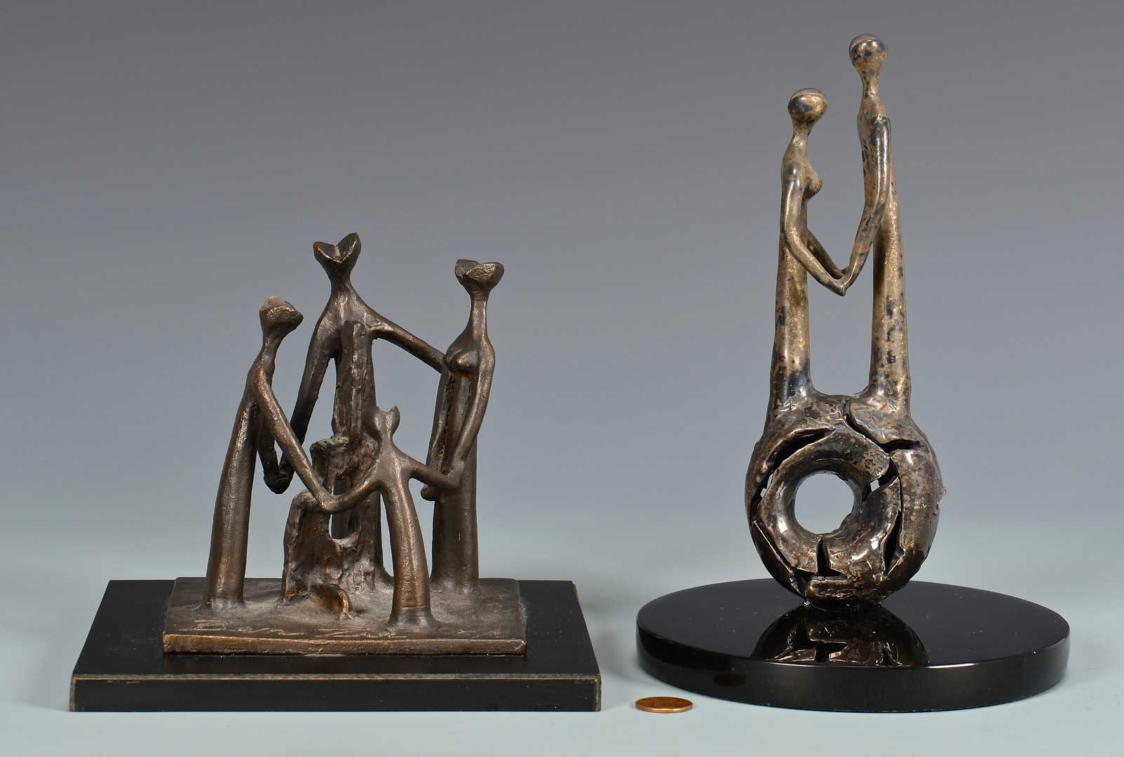 Lot 451: Gedalia Ben Zvi, 2 small sculptures