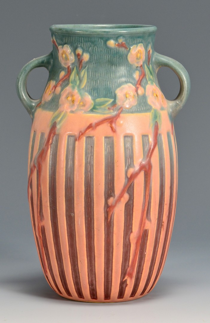 Lot 467: Roseville Cherry Blossom Vase