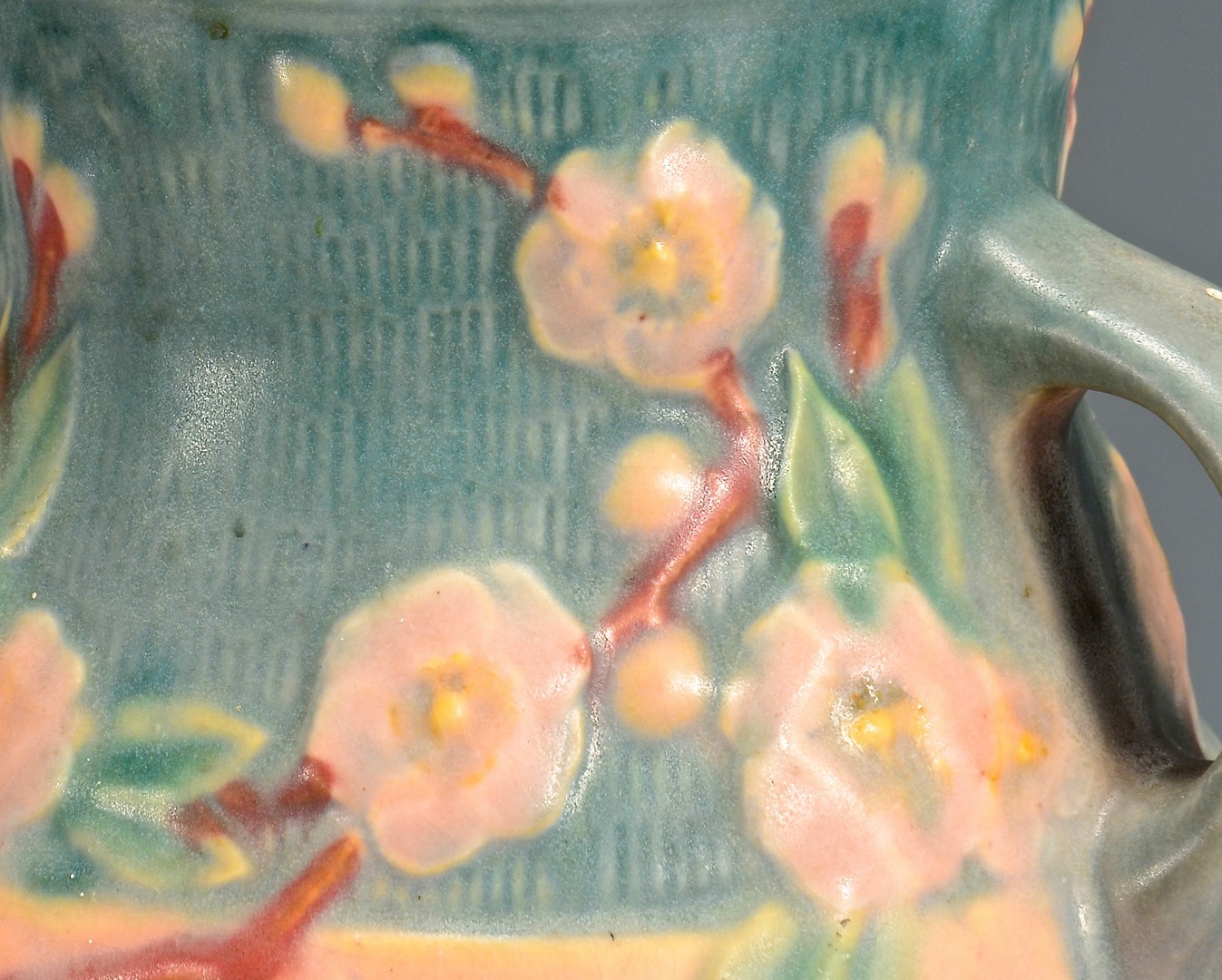 Lot 467: Roseville Cherry Blossom Vase