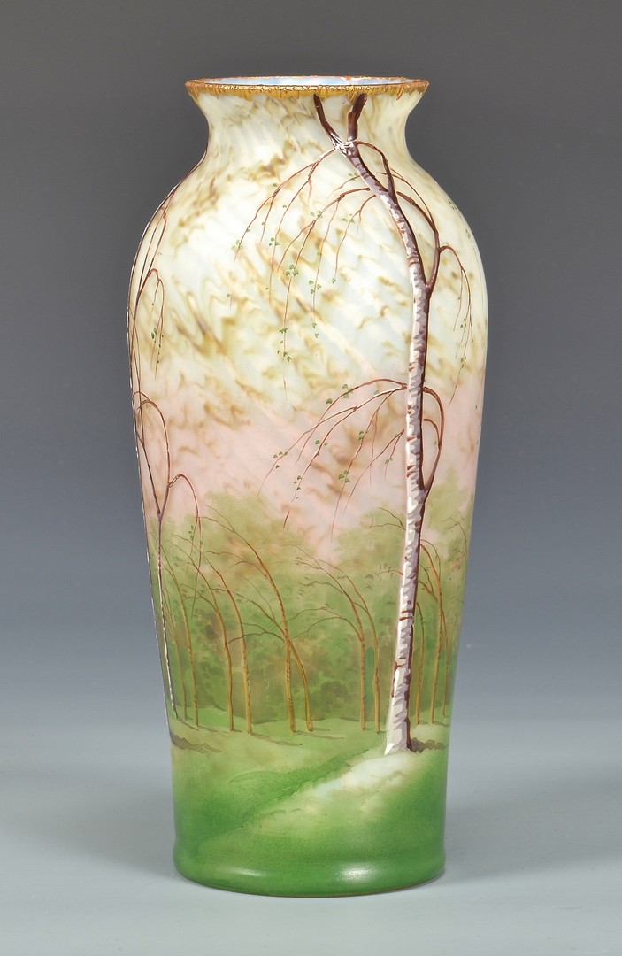 Lot 481: French Cameo Art Glass Vase, poss. Daum