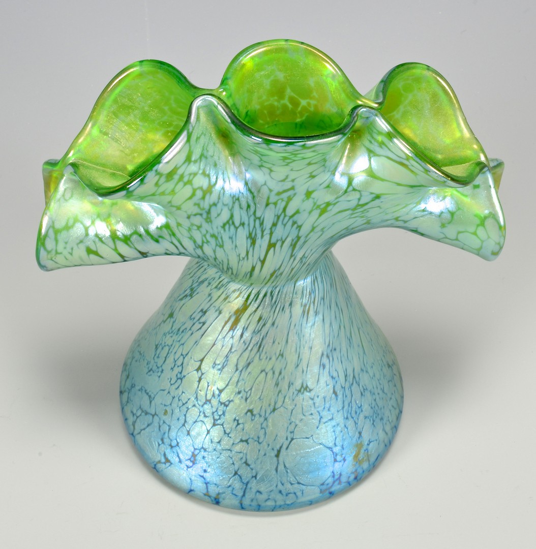 Lot 485: 3 Loetz Art Glass Items