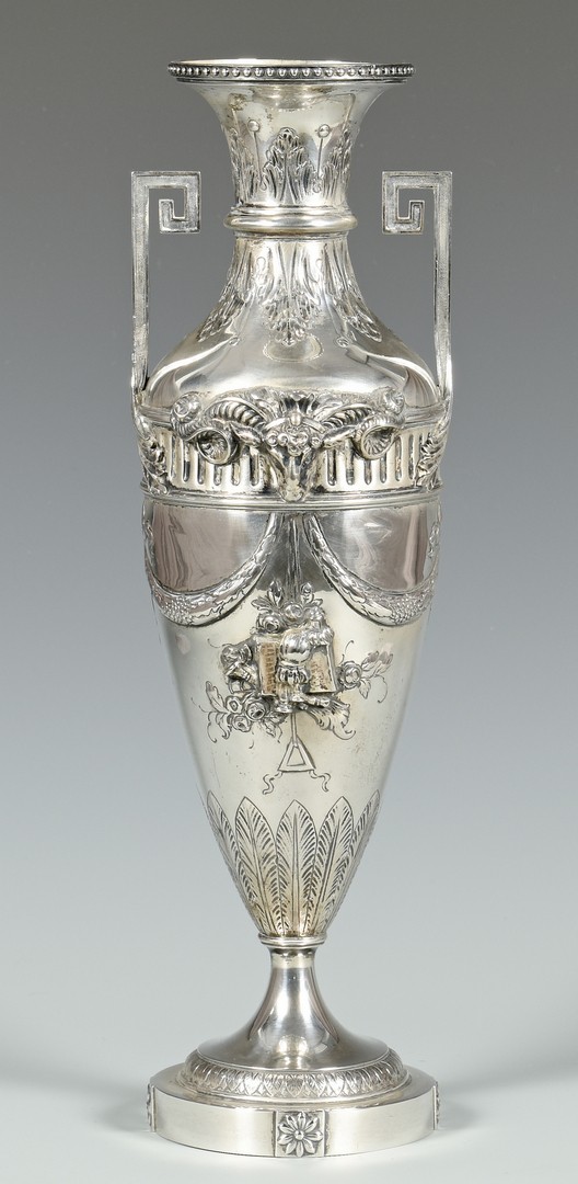 Lot 50: Hanau Silver Vase