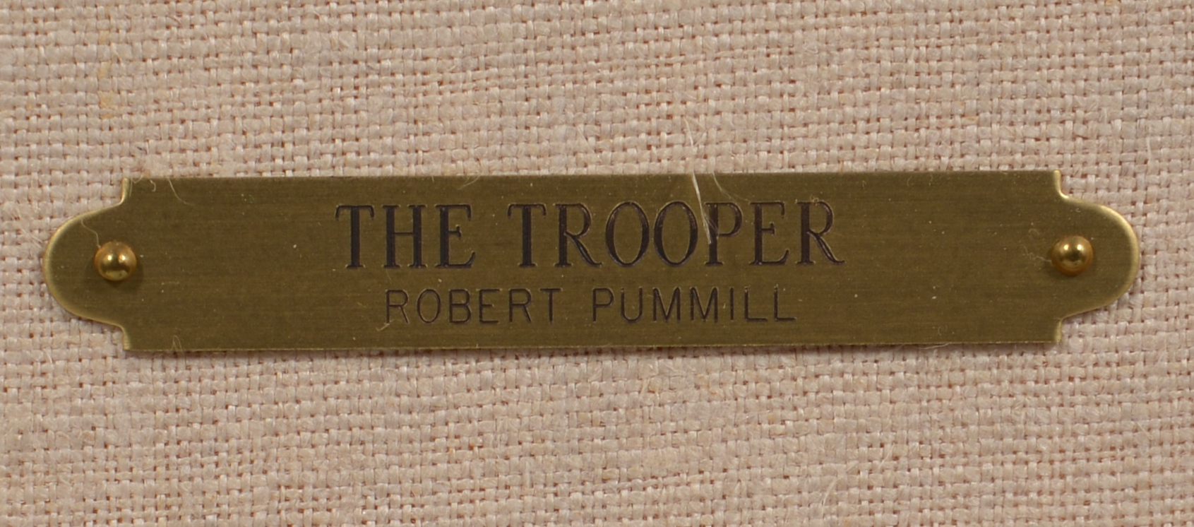 Lot 513: Robert Pummill, O/B, "The Trooper"