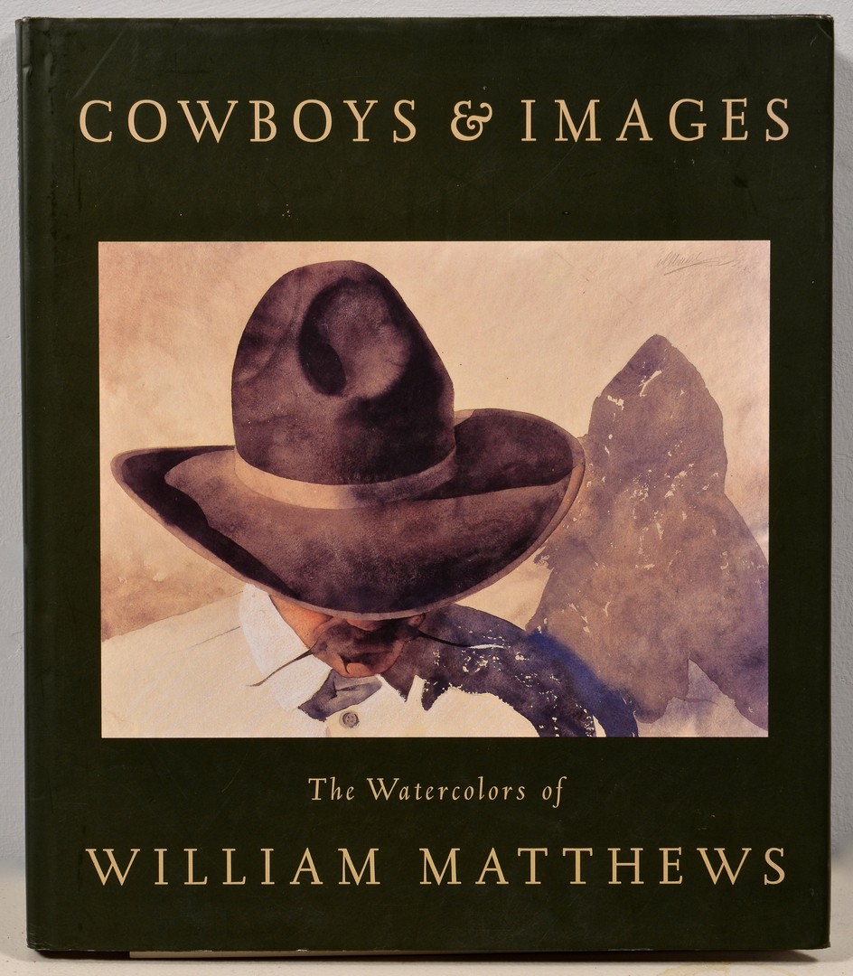 Lot 514: William Matthews Watercolor, Dehorning at Maggie C