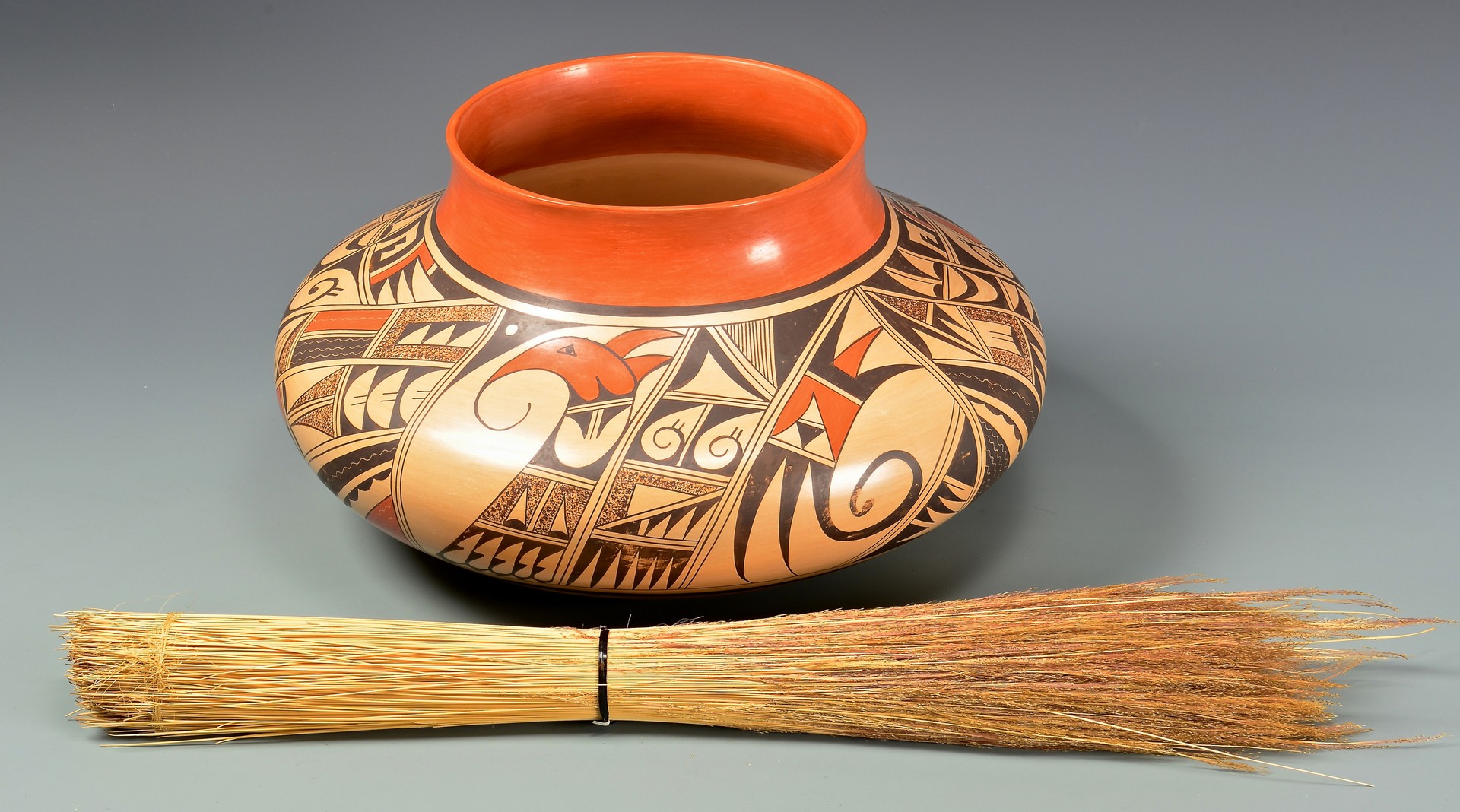 Lot 527: Dawn Navasie/Hopi Pottery Jar, Award Winner