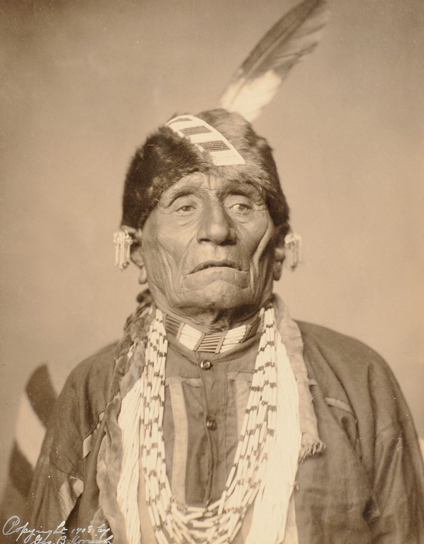 Lot 534: Native American Photo & Beadwork Pincushion