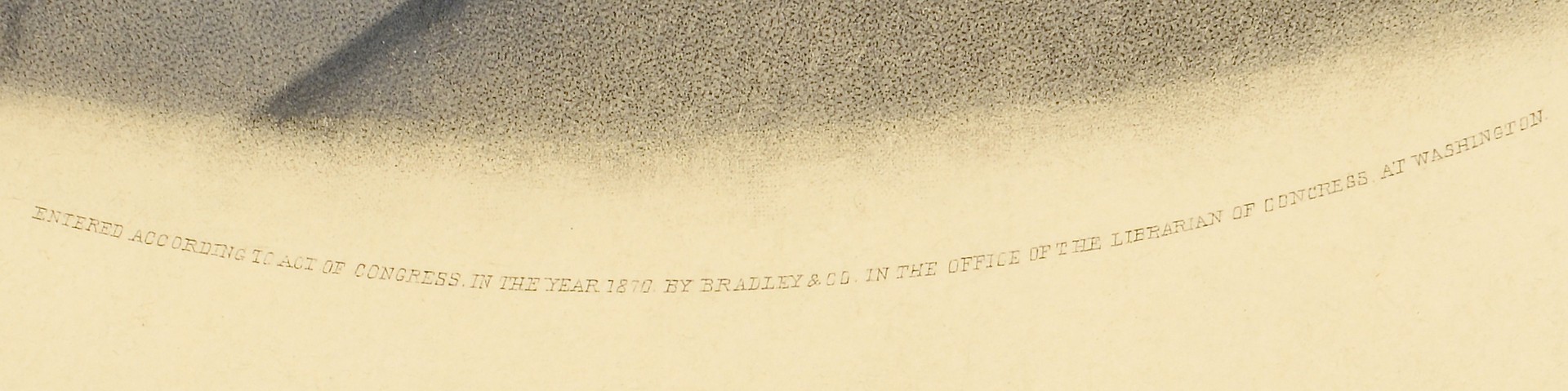 Lot 551: Robert E. Lee Memorial Engraved Portrait, 1870