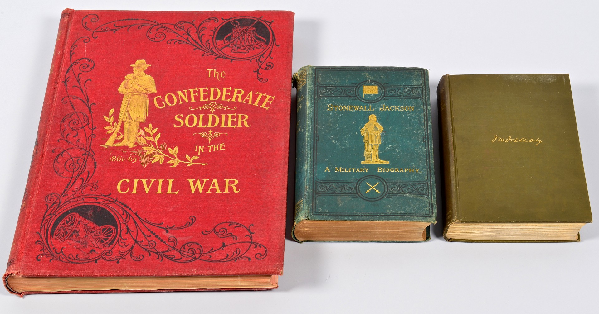 Lot 557: 3 Civil War related Books and 2 Military/Political