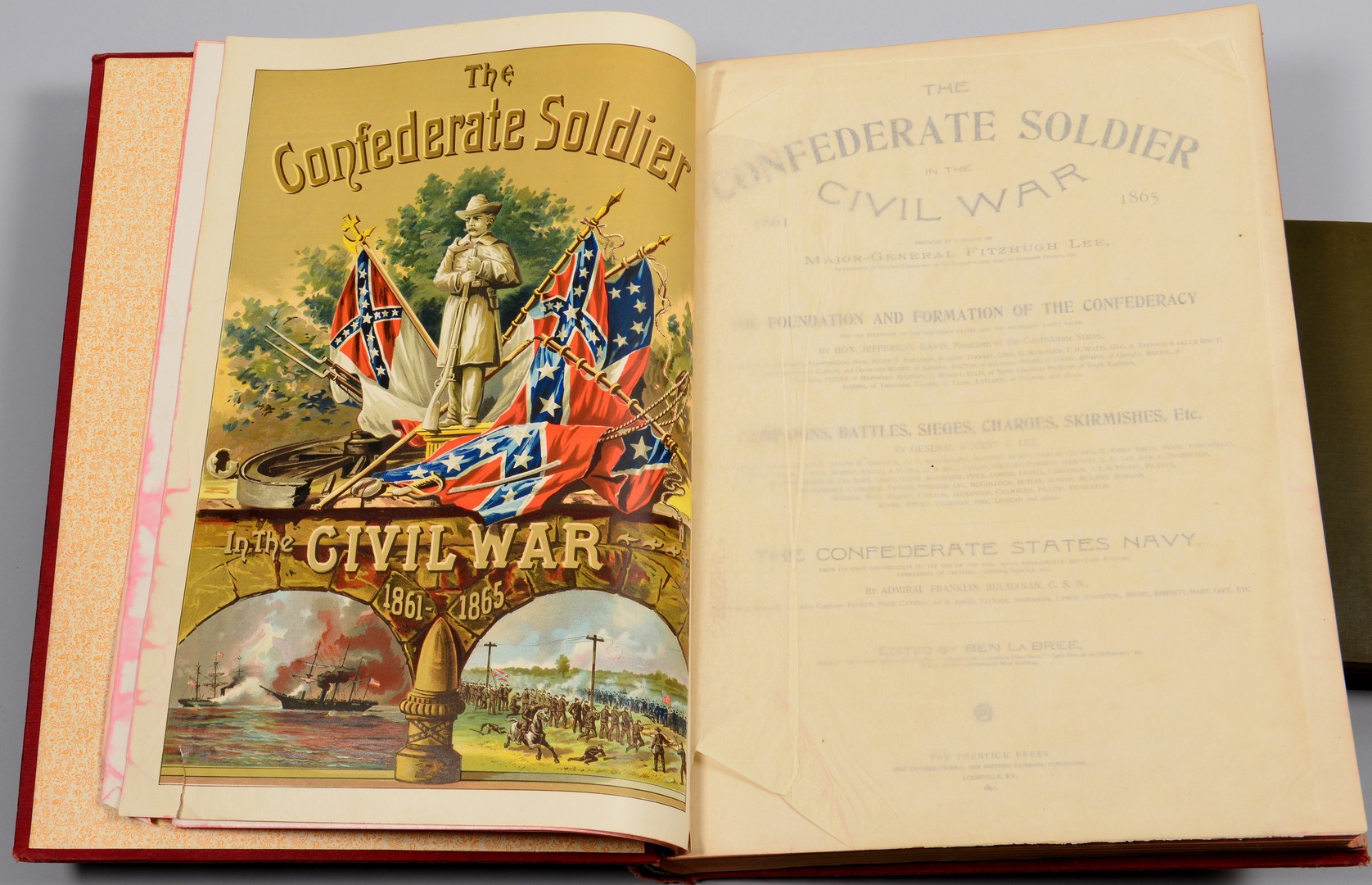 Lot 557: 3 Civil War related Books and 2 Military/Political