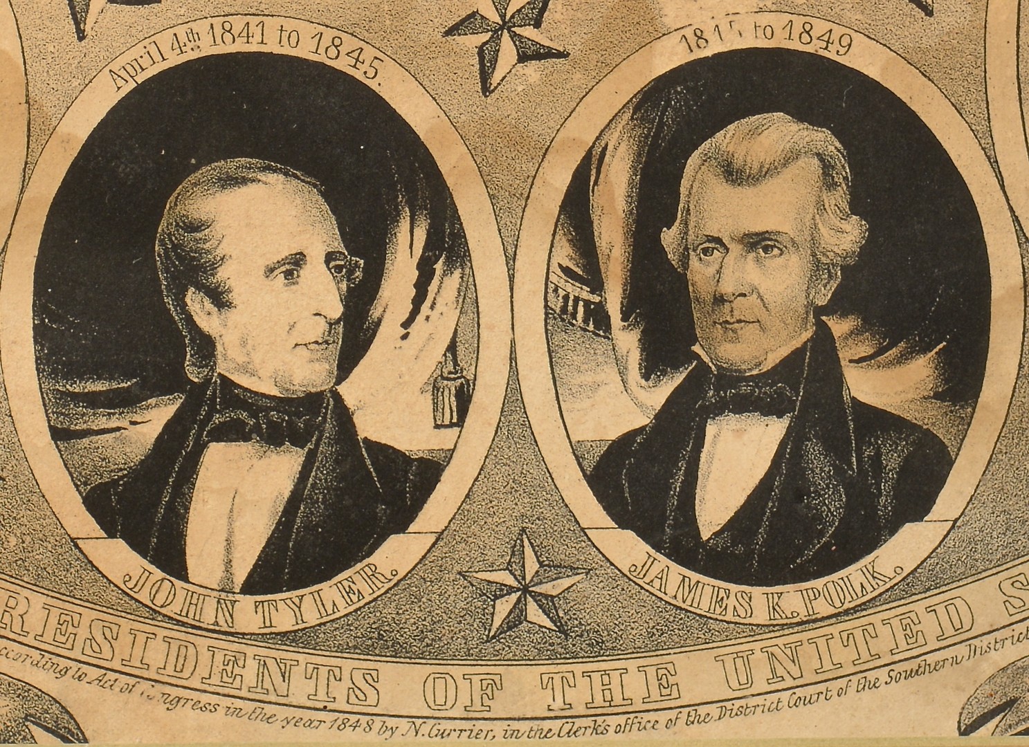 Lot 567: Andrew Jackson Prints, Zachary Taylor Campaign Pos