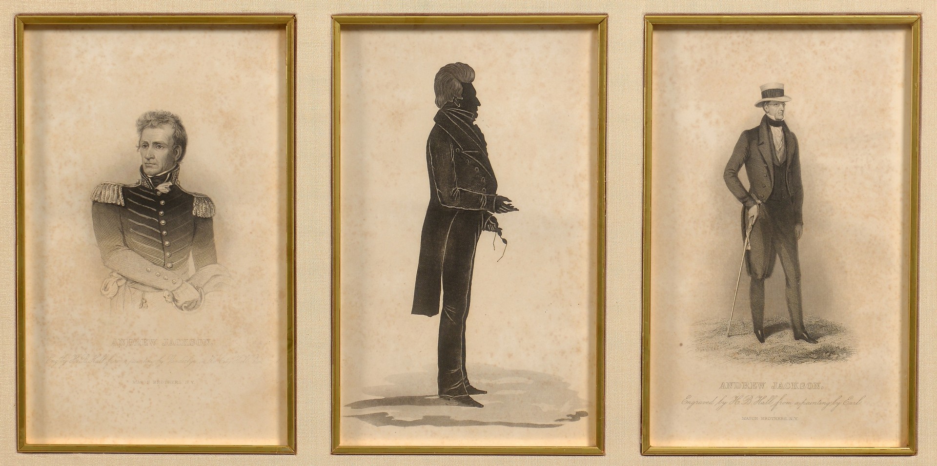 Lot 567: Andrew Jackson Prints, Zachary Taylor Campaign Pos