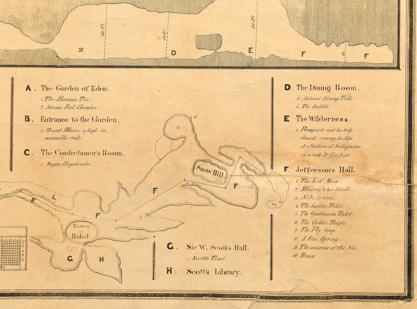 Lot 574: Weyer's Grand Caverns Cave Map, ca. 1835