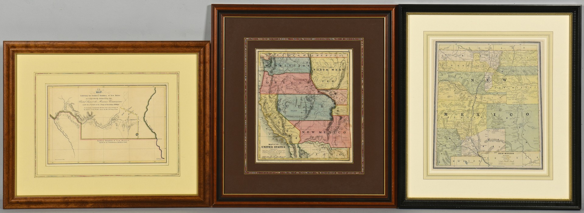 Lot 576: 3 Southwestern Maps