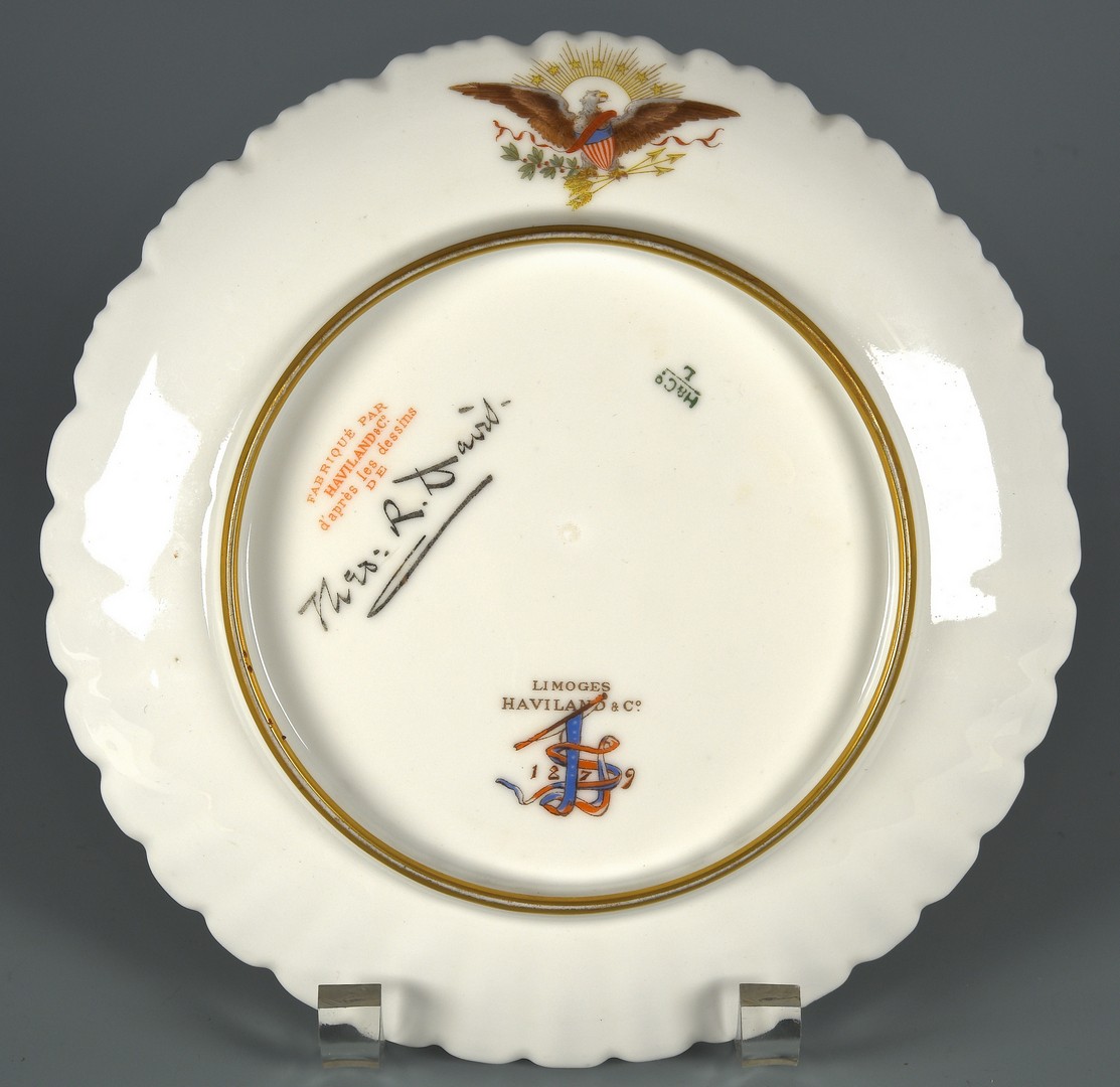 Lot 580: Rutherford B. Hayes Official White House China Pla