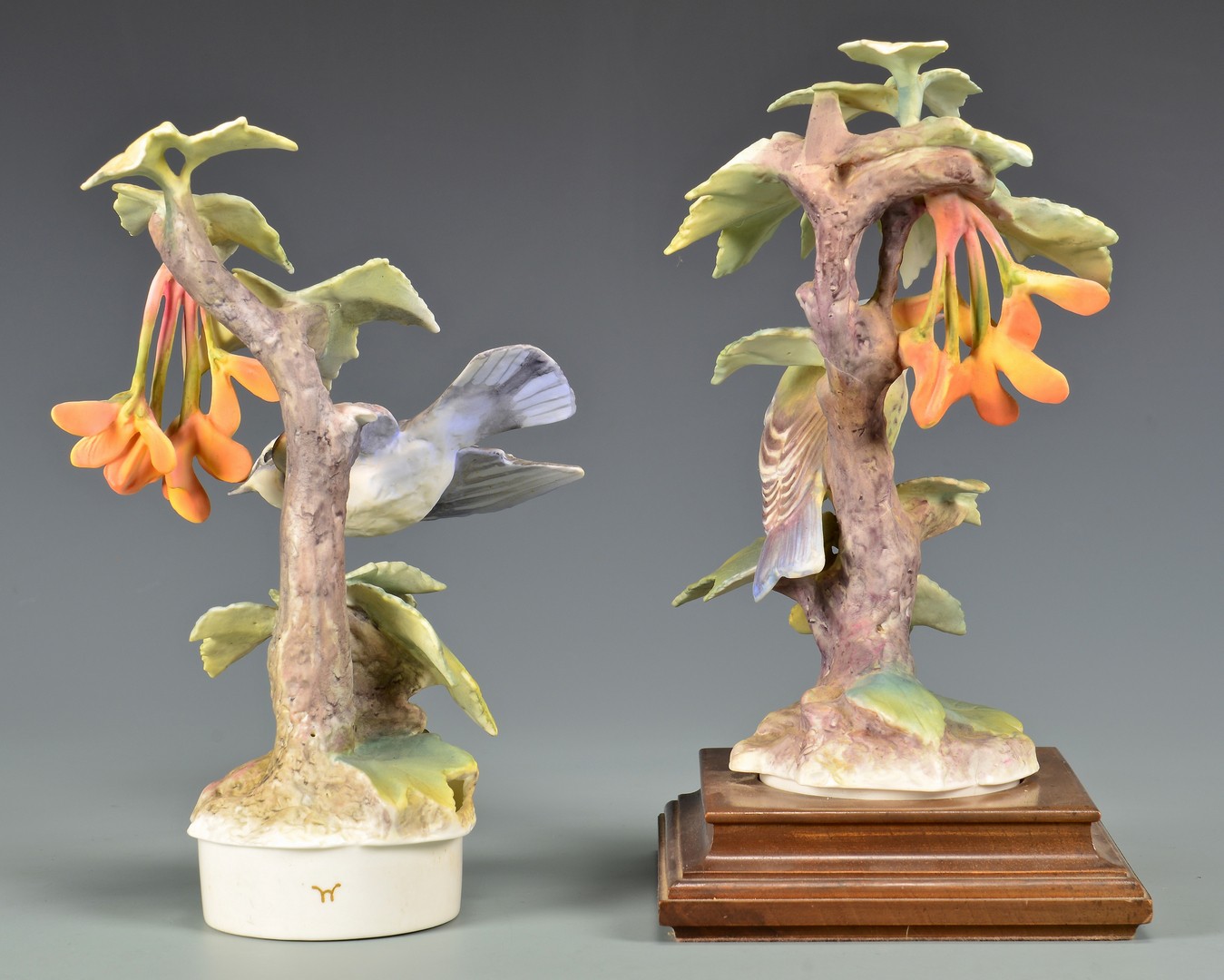 Lot 597: Pair Dorothy Doughty Cerulean Warblers