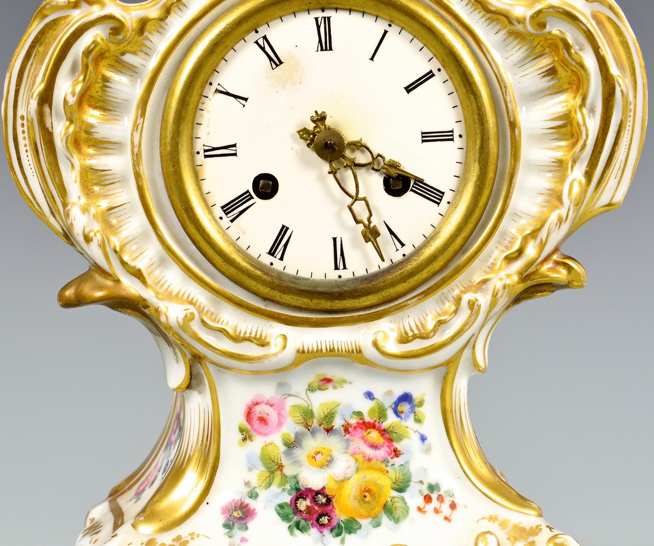 Lot 605: Old Paris Clock w/ Pedestal Base