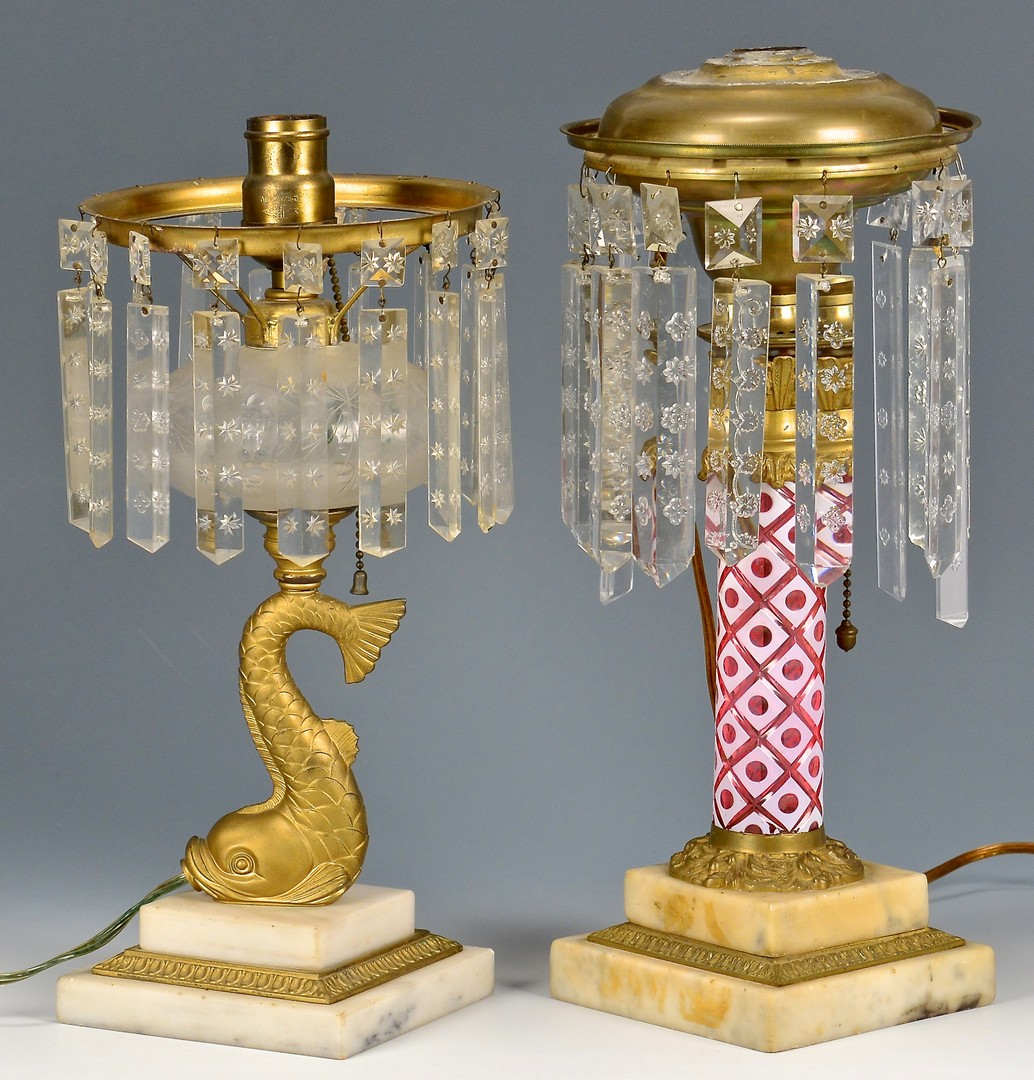 Lot 611: 2 Early Lamps