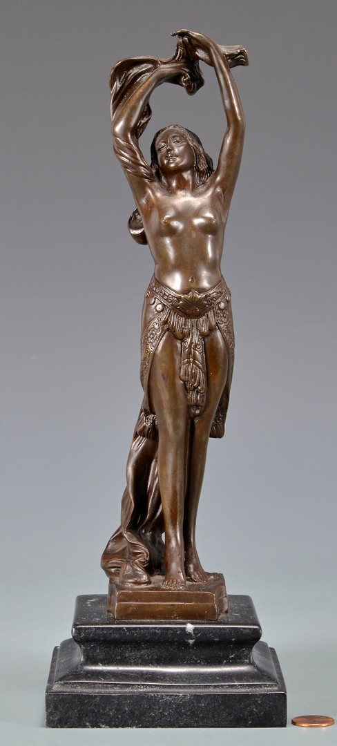 Lot 620 Bronze Nude Sculpture Case Antiques