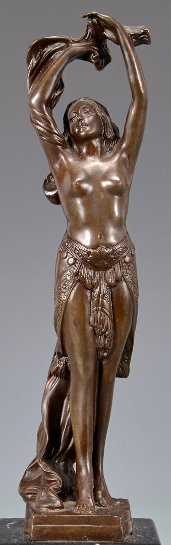 Lot 620: Bronze Nude Sculpture