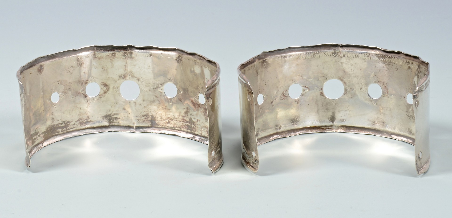 Lot 62: Indian Trade Silver Arm Bands