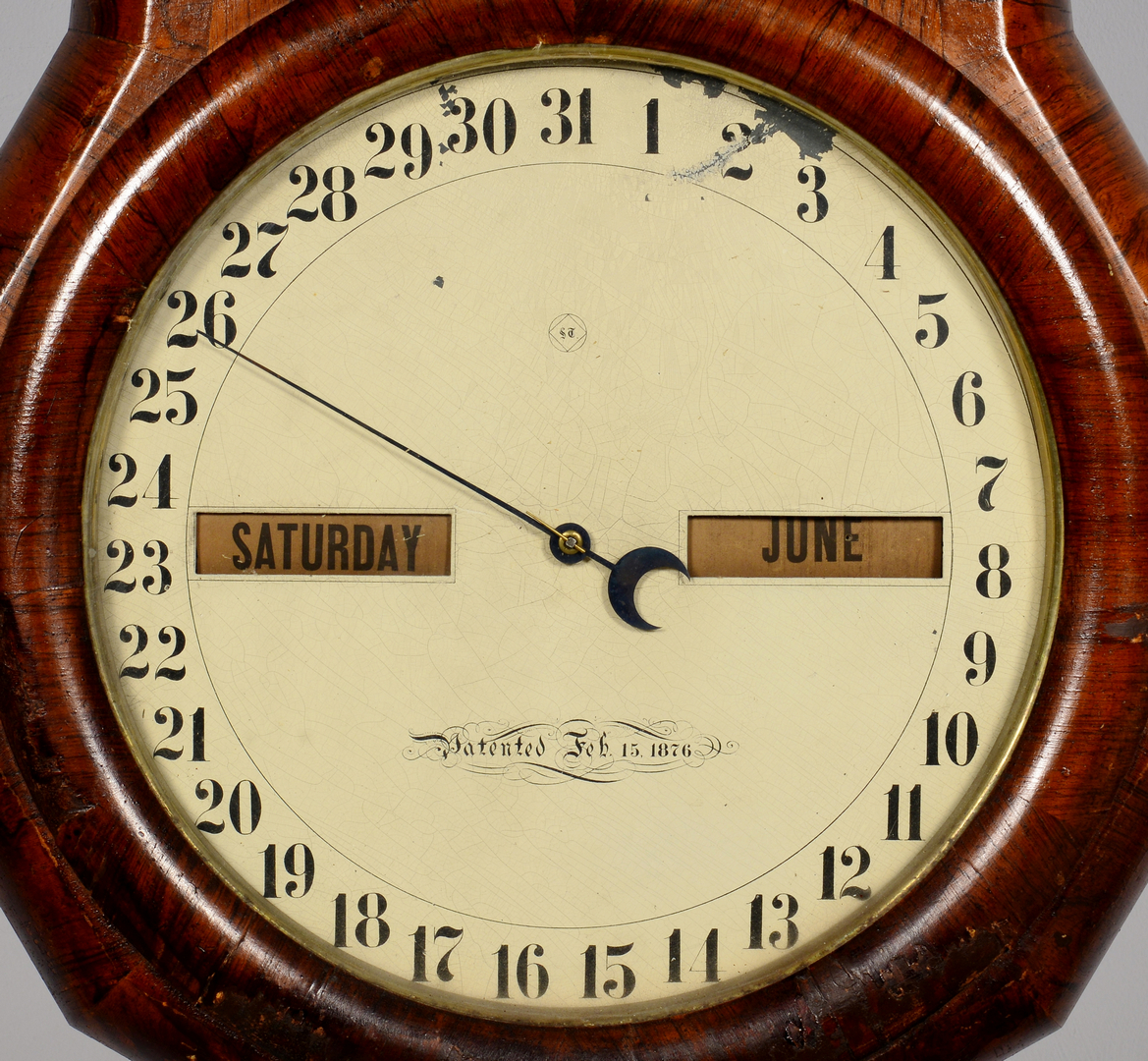 Lot 630 Seth Thomas Double Dial Calendar Clock Case