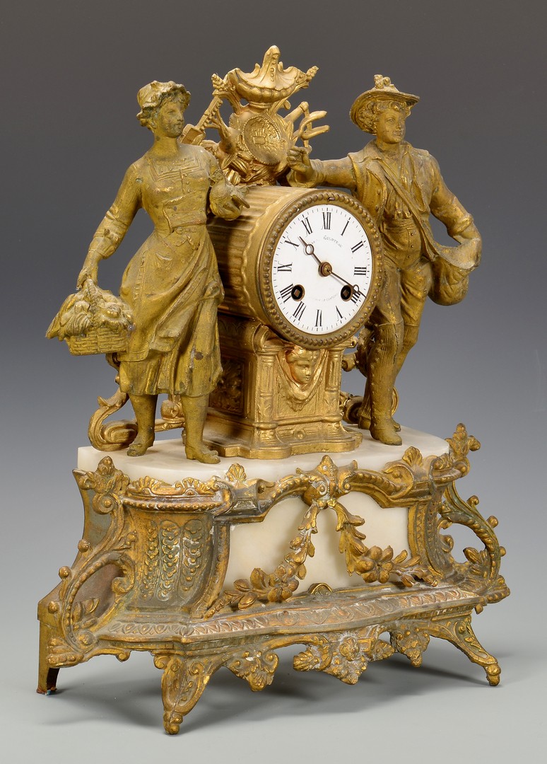 Lot 632: 2 19th Century French Mantle Clocks