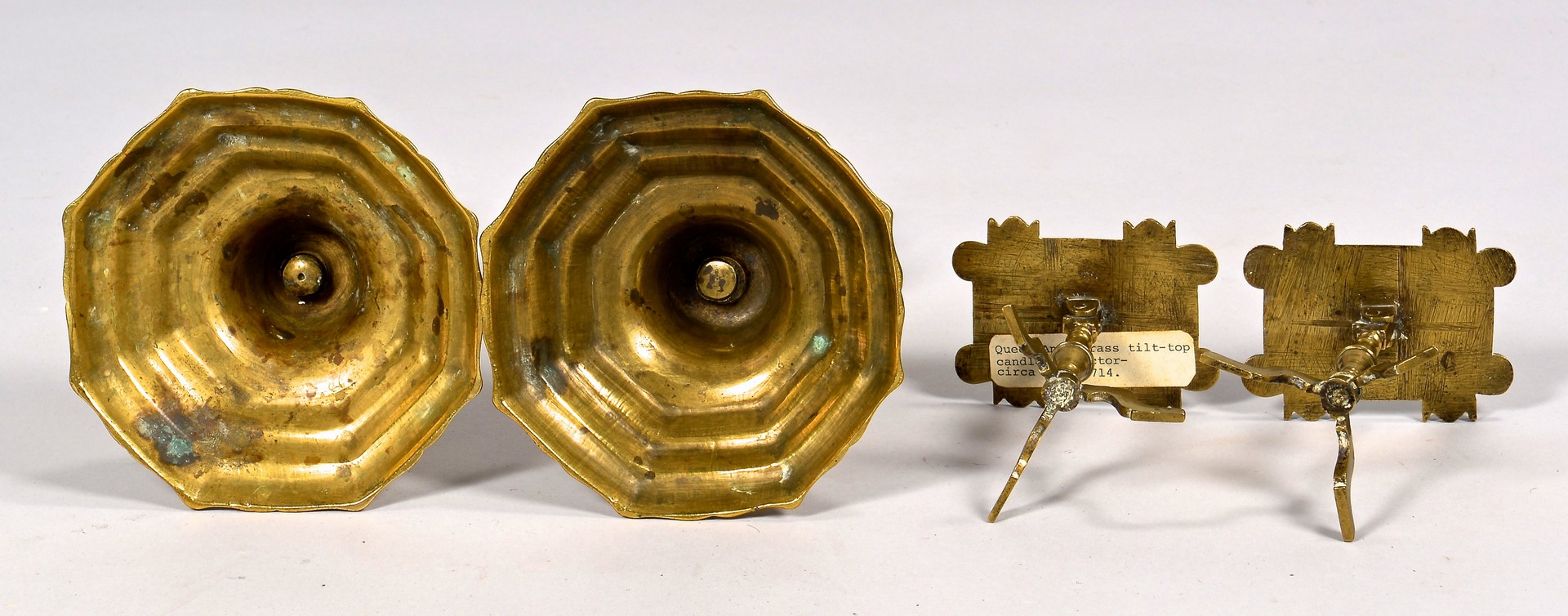 Lot 638: Group Brass & Bronze Household items