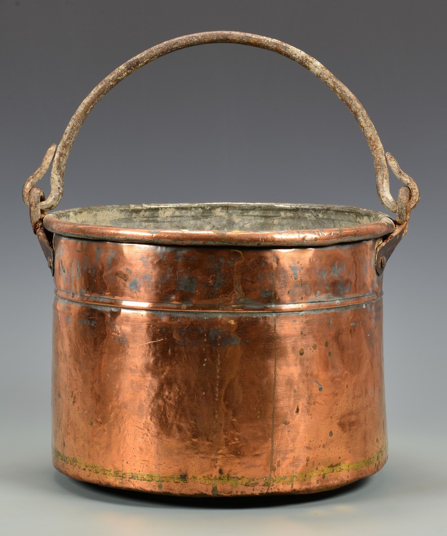 Lot 639: 5 European Copper Kitchen Items | Case Antiques