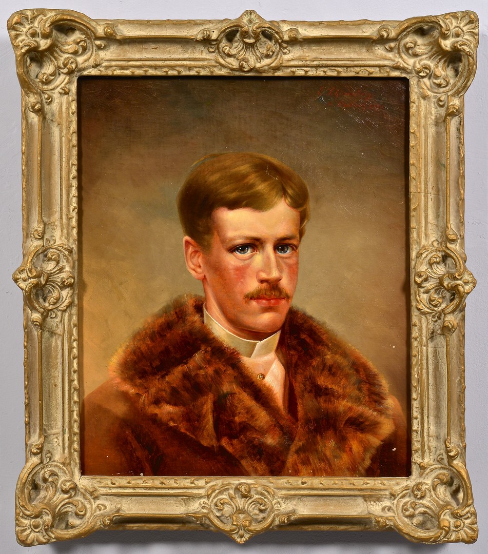 Lot 678: German Portrait of Young Man, late 19th c.