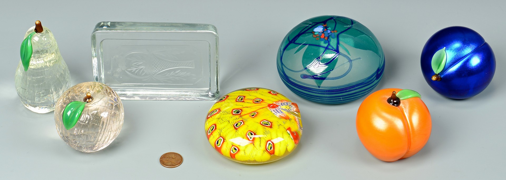 Lot 737: Collection of 7 paperweights