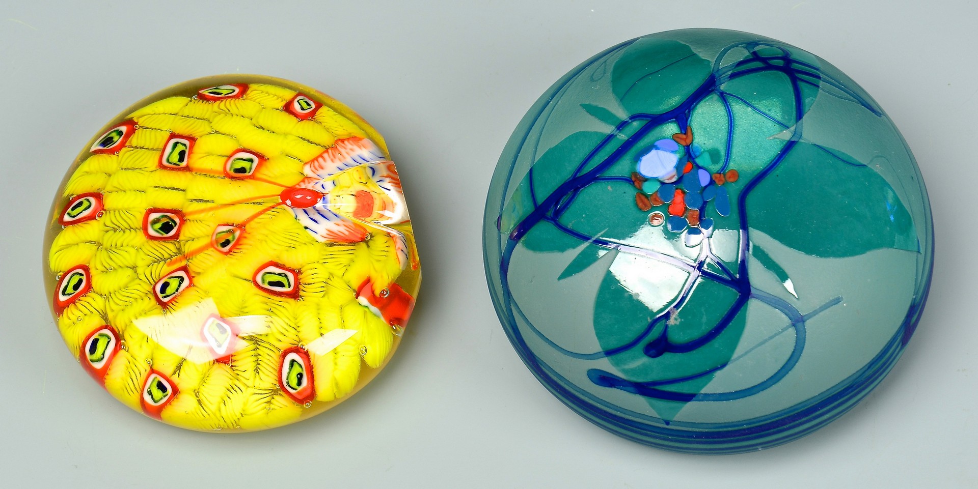 Lot 737: Collection of 7 paperweights
