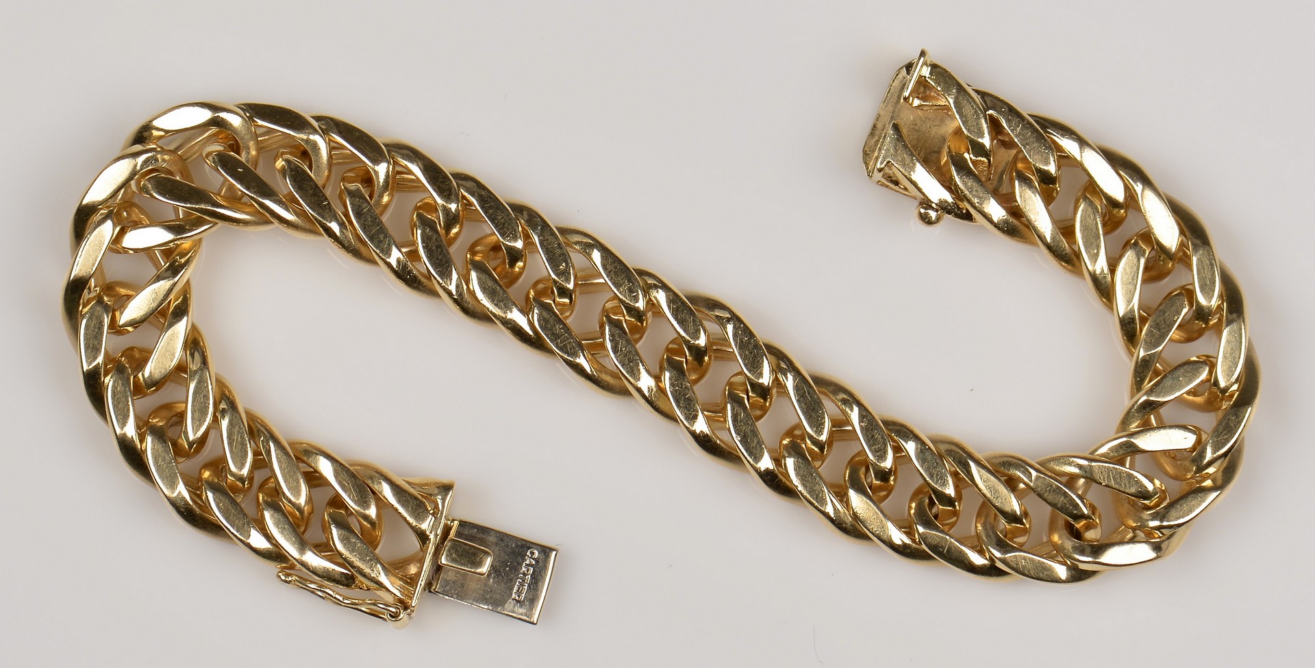 Lot 75: 14k Link Bracelet, 52.6 grams