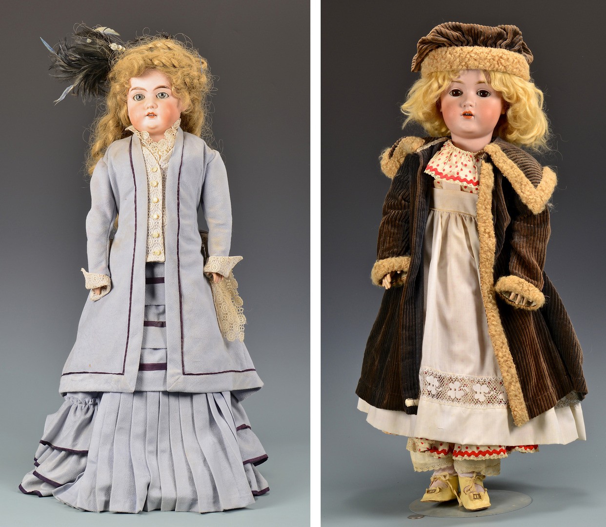 Lot 790: Kestner Character Doll, AM Duchess Doll (2)