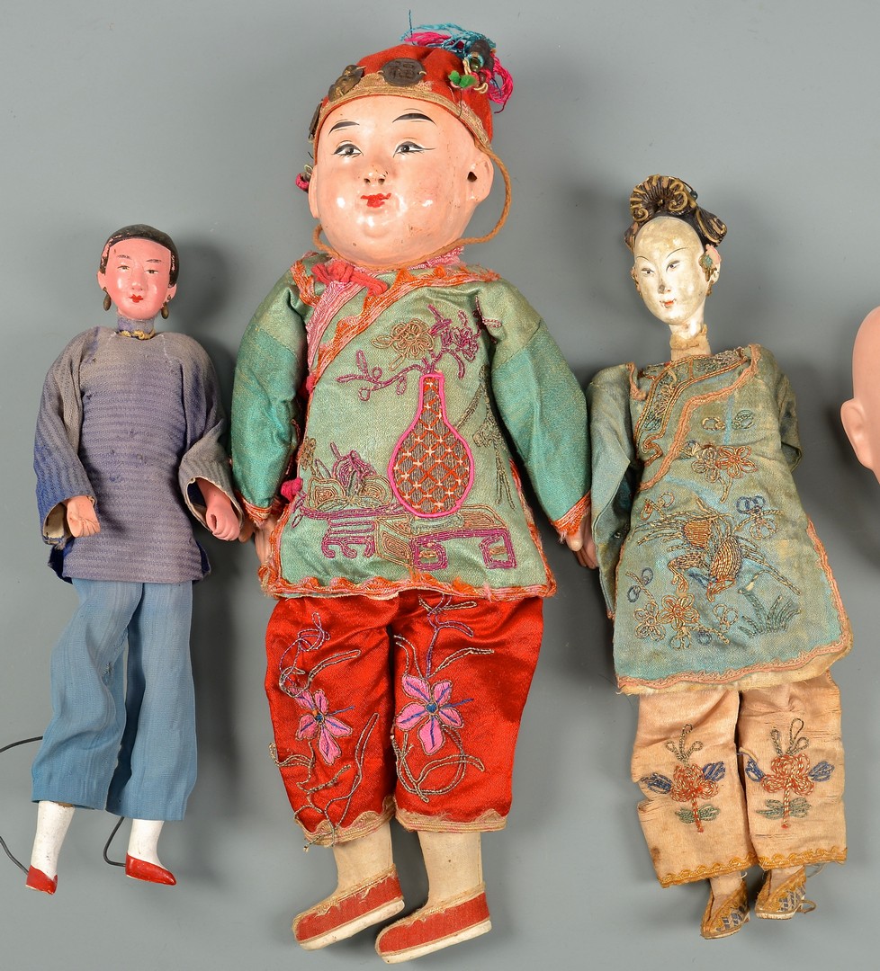 Lot 794: Assorted Dolls, 18 items inc Qing Chinese