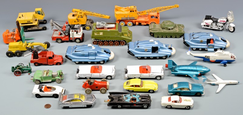 Lot 797: Collection Die-Cast Toys inc. Dinky, Corgi Batmobi