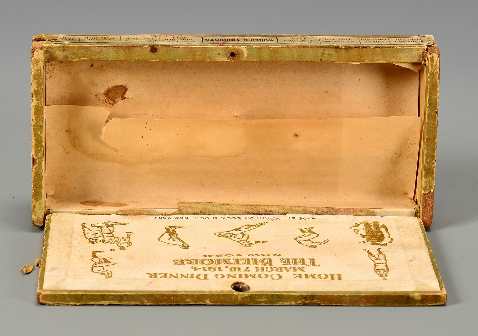 Lot 805: 1914 Baseball World Tour Cigar Box