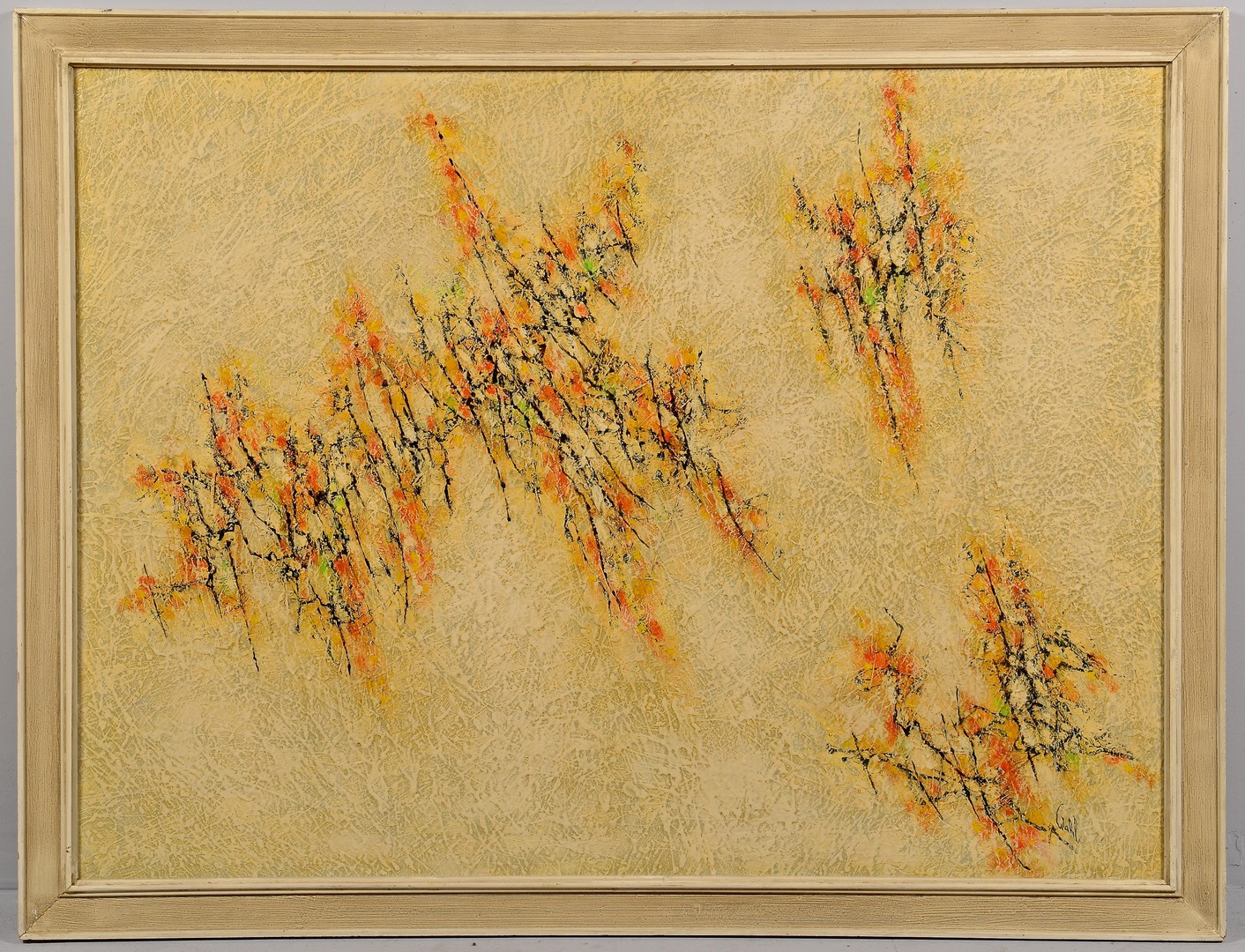 Lot 847: 2 Harold Wahl Abstracts on Board