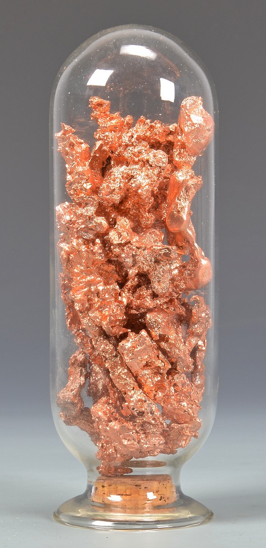 Lot 865: 2 Mineral Free Form Specimens, Crystal & Copper