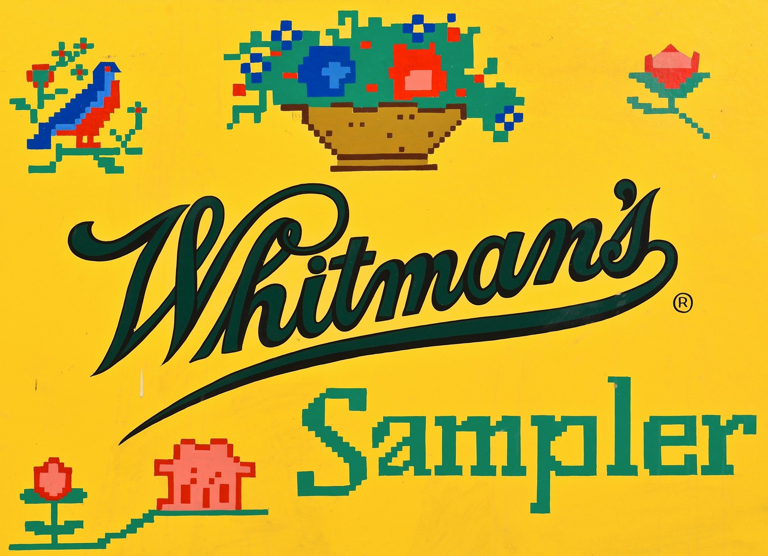 Lot 895: Whitman-Stover Candy Advertising Sign