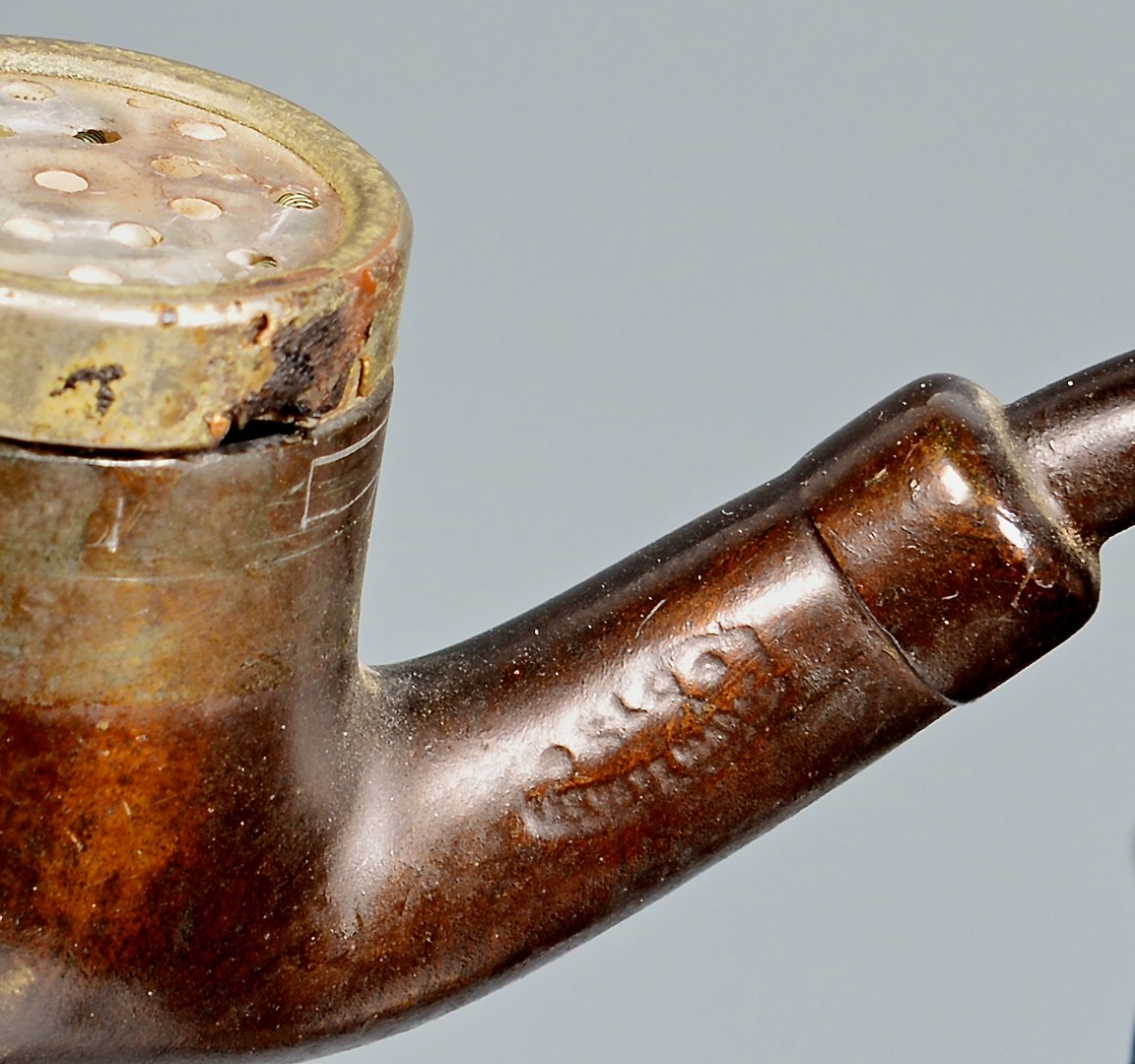 Lot 898: Countertop Figural Fisherman Cigar Lighter
