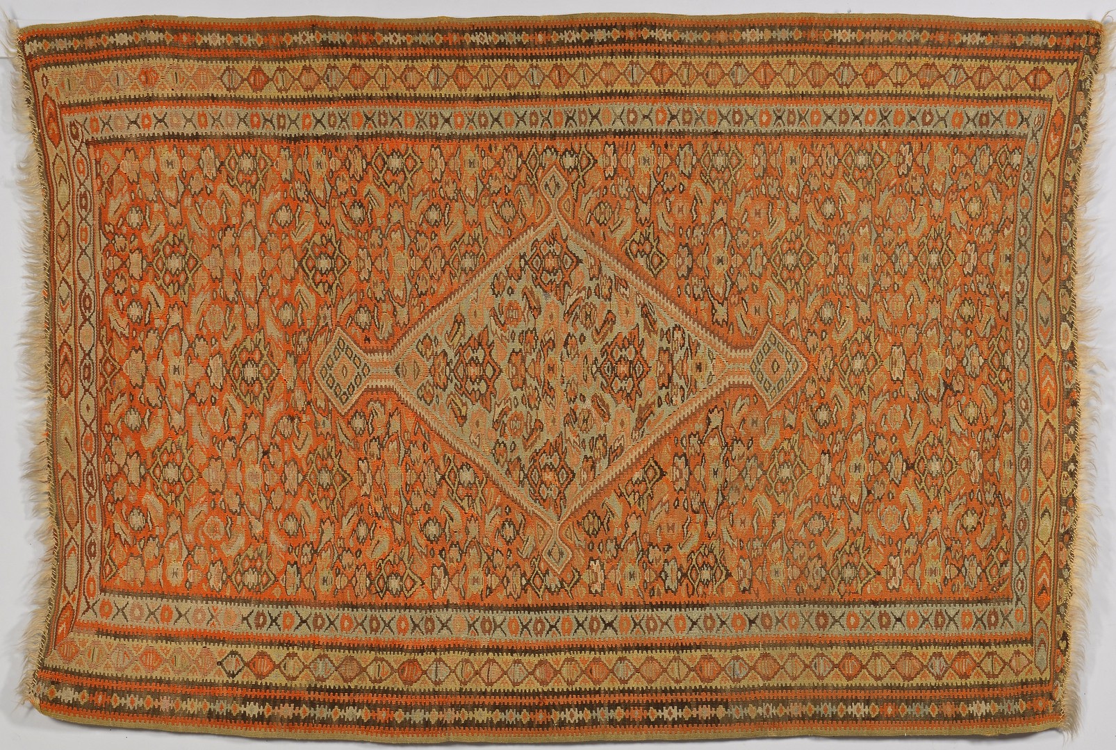 Lot 905: Antique Persian Senneh Kilim, c. 1900