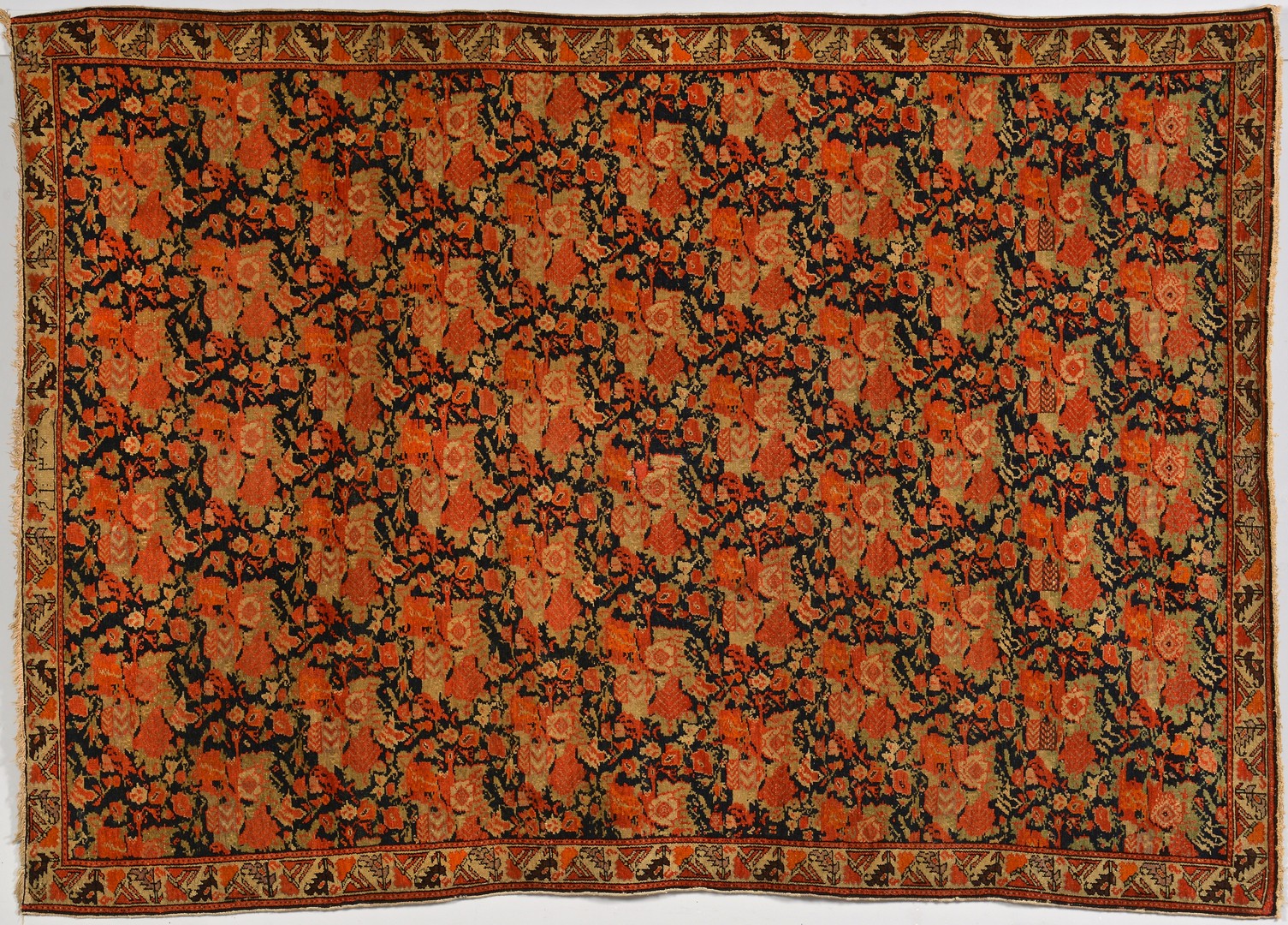 Lot 918: Mission Malayer area rug, early 20th c.