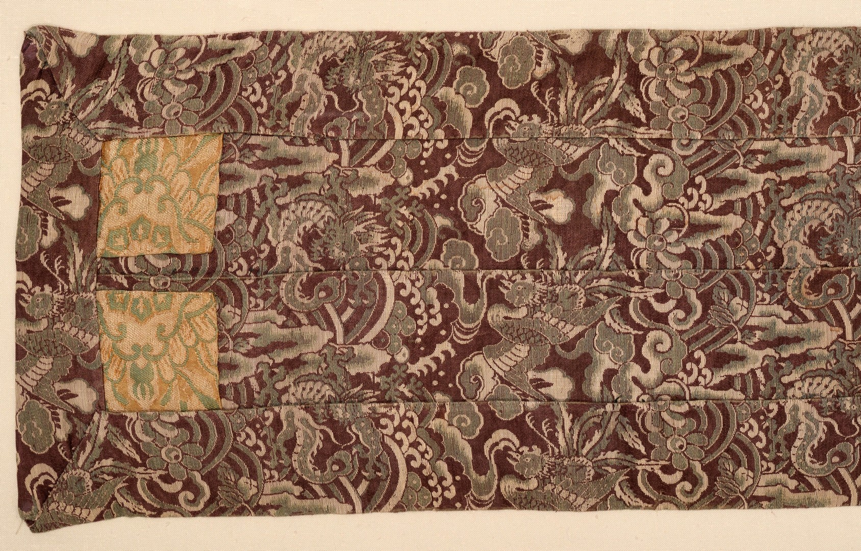 Lot 931: 3 Asian Silk Brocade Textiles