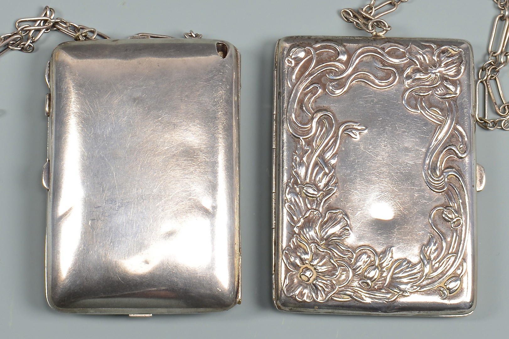 Lot 937: Sterling Coin Purses & Ivory/gold Sewing Kit