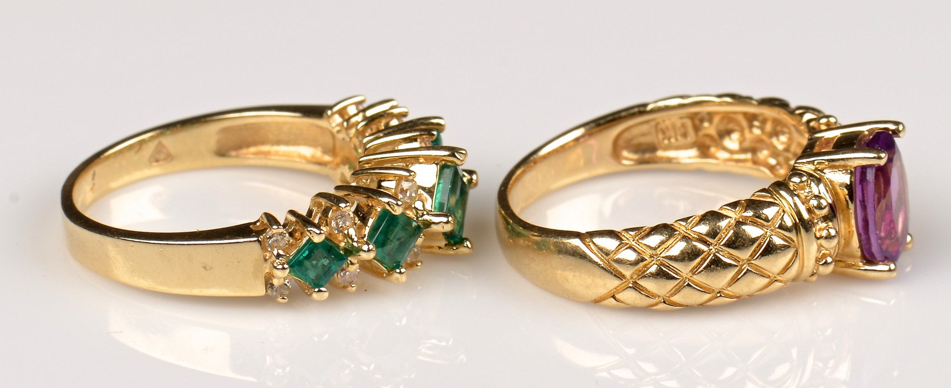 Lot 950: Emerald, Amethyst, Topaz Jewelry