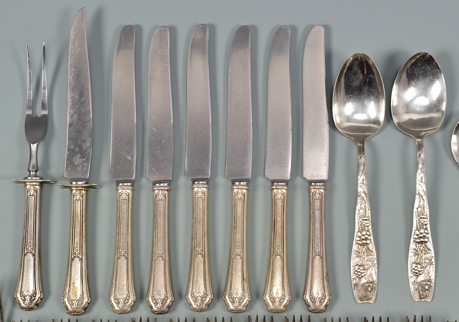 Lot 957: Wallace Sterling Flatware & Others